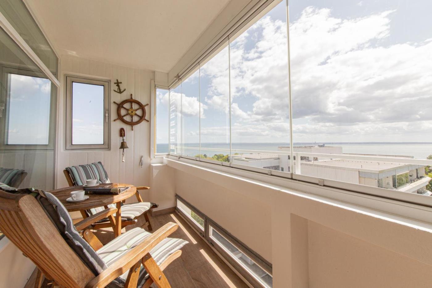 Ferienwohnung Traum Ostseeblick ジールクスドルフ エクステリア 写真